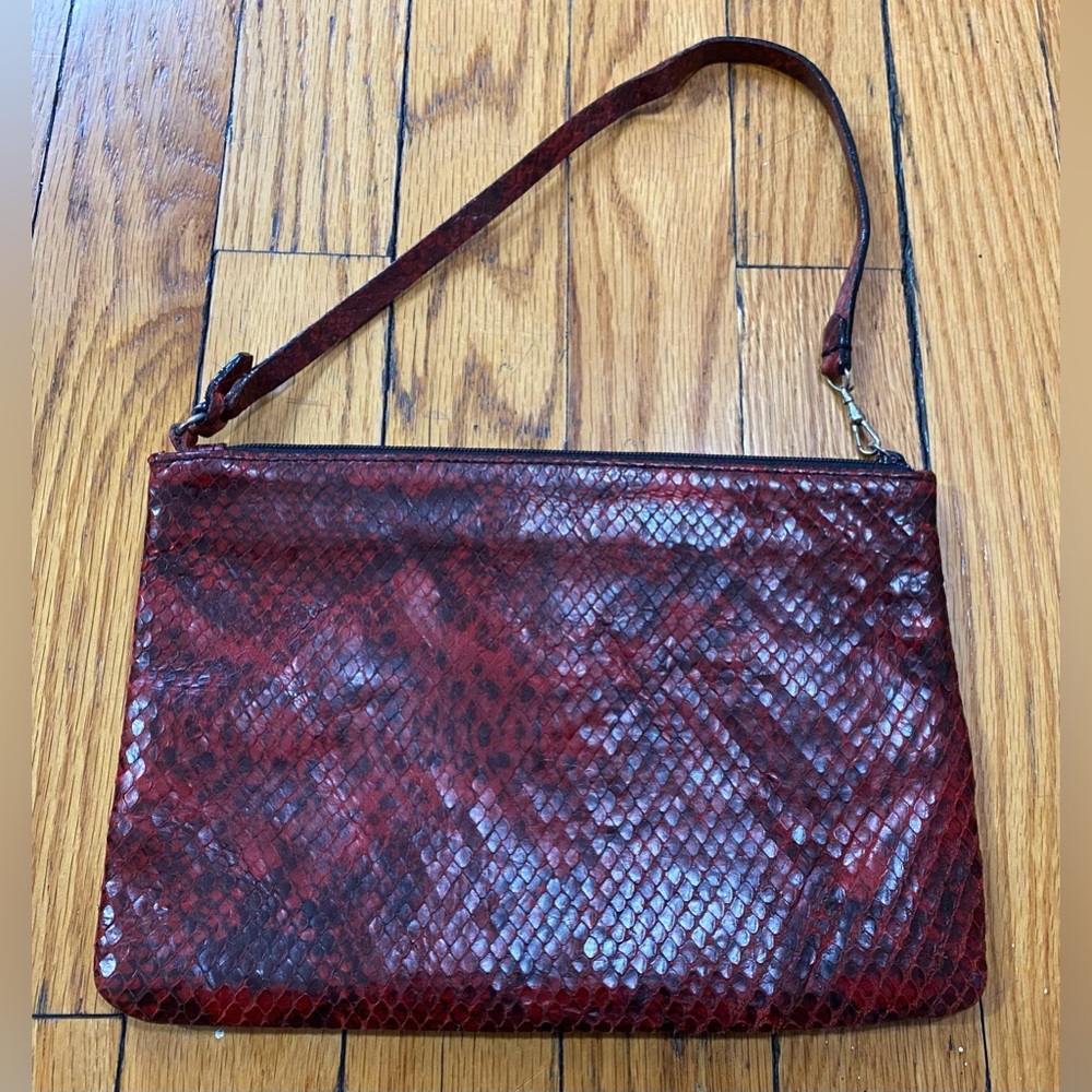 BCBGMaxAzria wristlet– genuine leather